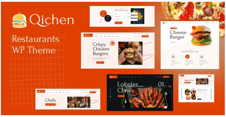 Qichen v1.0.1 – Restaurant WordPress Theme Download