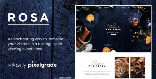 ROSA v2.9.0 – Exquisite Restaurant WordPress Theme Download