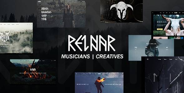 Reinar – v1.2.7 Nordic Inspired Music and Creative WordPress Theme Download