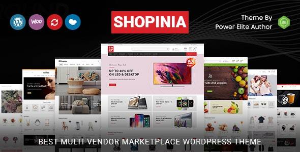 Shopinia 1.0 – WooCommerce Multipurpose WordPress Theme Download