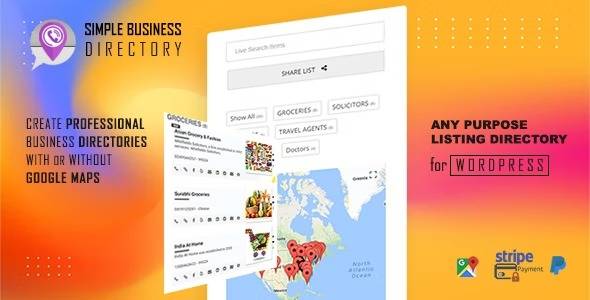 Simple Business Directory with Maps Download