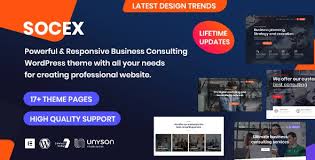 Socex v.1.0- Consulting & Business WordPress Theme Download