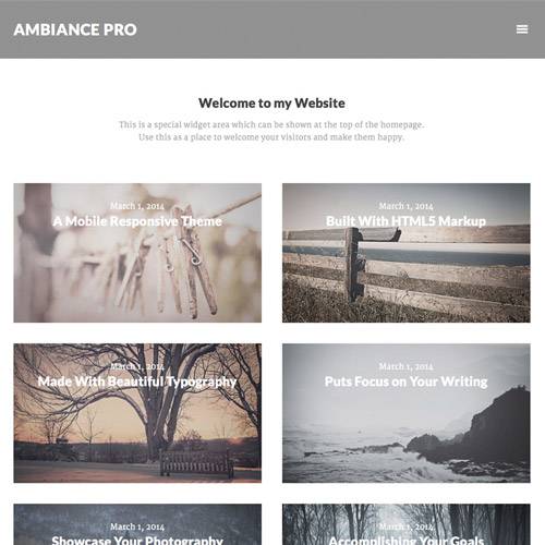 StudioPress Ambiance Pro v1.1.4 Genesis WordPress Theme Download