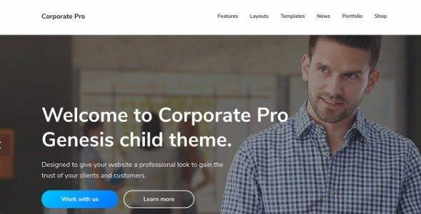 StudioPress Corporate Pro v1.1.1 Genesis WordPress Theme Download