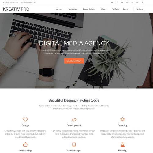 StudioPress Kreativ Pro Genesis WordPress Theme v1.2.2 Download