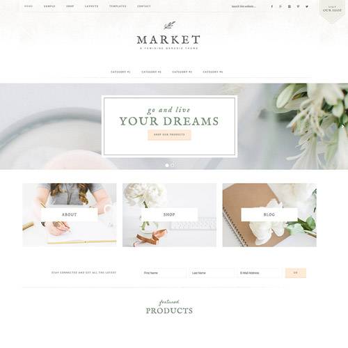 Market Wordpress theme