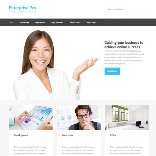 Pretty Chic wordpress theme