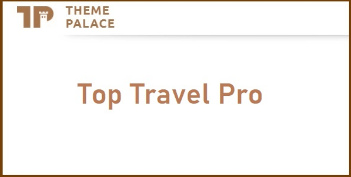 Top Travel Pro WordPress Theme by Theme Palace v1.0.1 Download