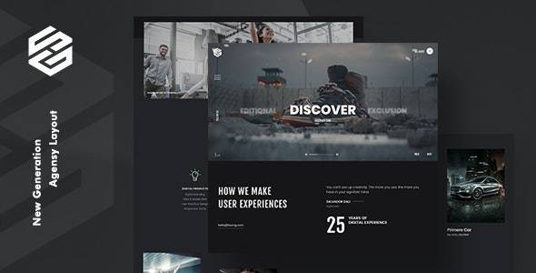 tourog Creative Agency WordPress Theme