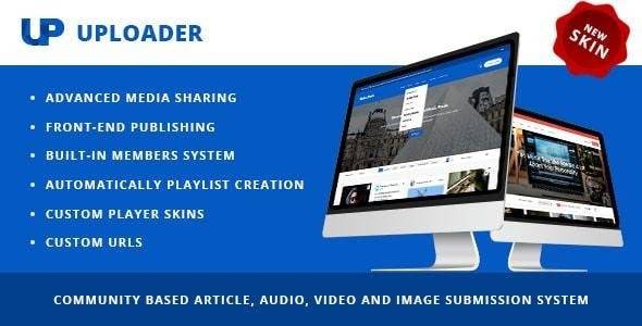 Uploader WordPress theme