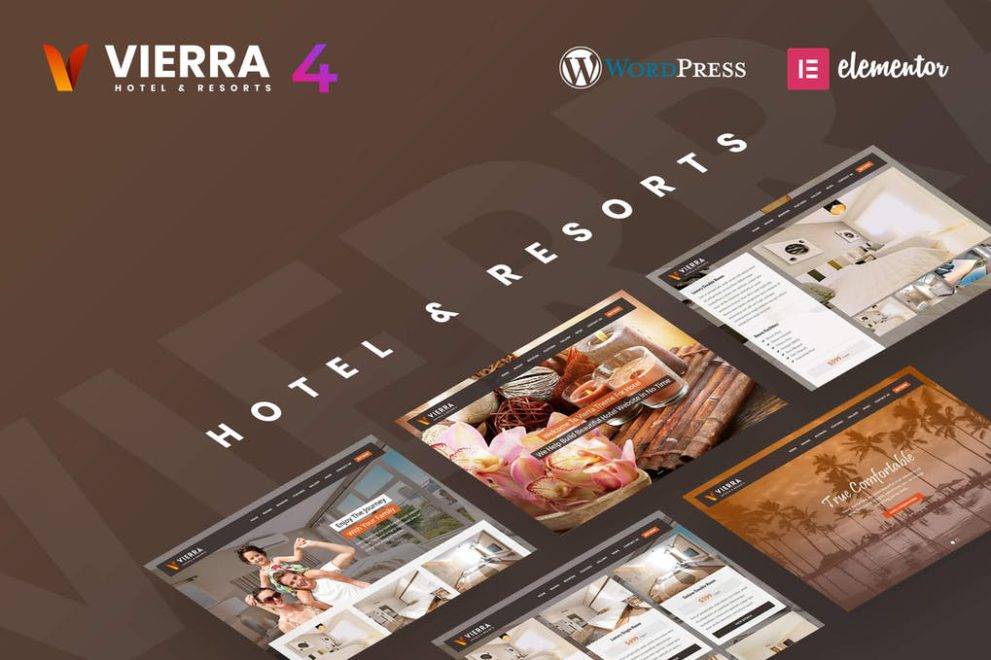 Vierra v.4.0 – Hotel Resort Inn & Booking Elementor WordPress Theme Download