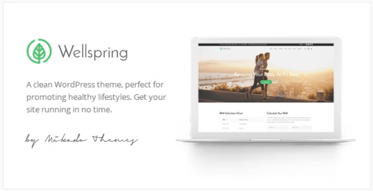 Wellspring Theme Health, Lifestyle Wellness Theme