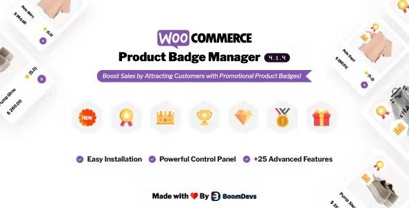 woocommerce product badge manager nulled