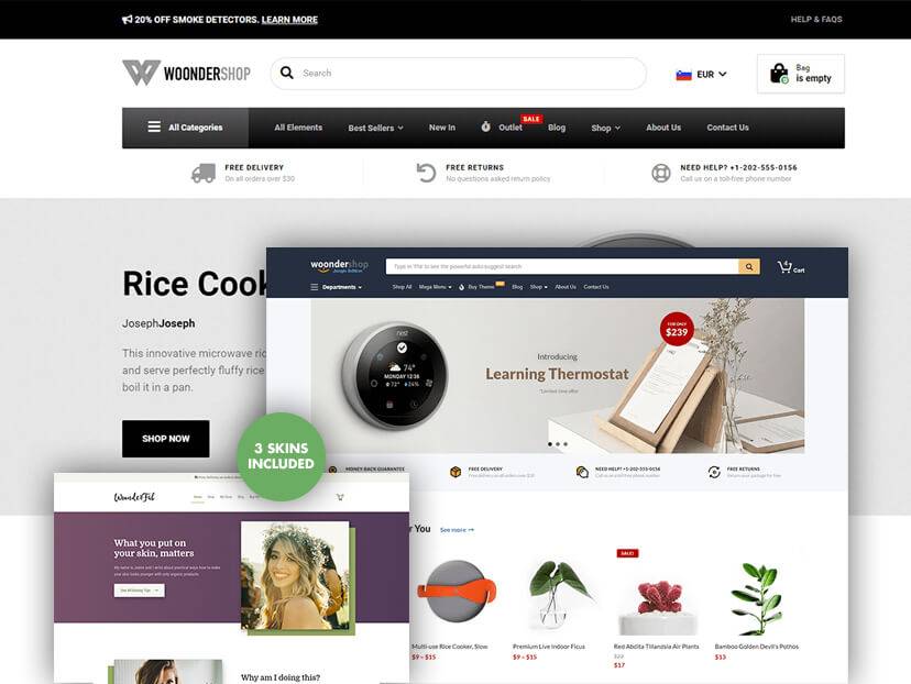 WoonderShop v3.10.11 – Ecommerce Professionals WooCommerce WordPress Theme Download