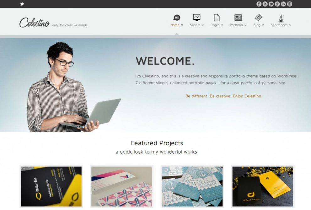 YITH Celestino – v1.7.7 Clean and Creative Portfolio WordPress Theme Download