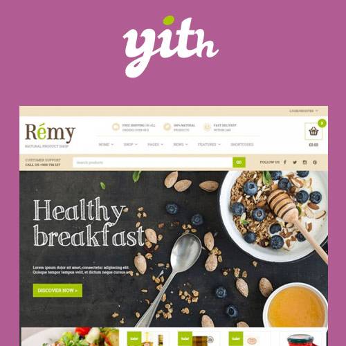 YITH Remy – v1.2.8 Food and Restaurant WordPress Theme Download