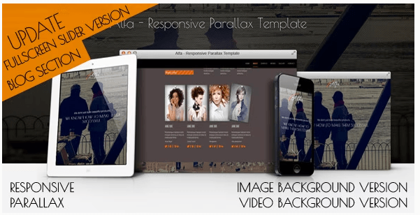 Alfa – Responsive Parallax Template