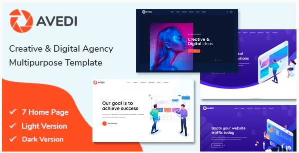 Avedi - Creative & Digital Agency Multipurpose Template