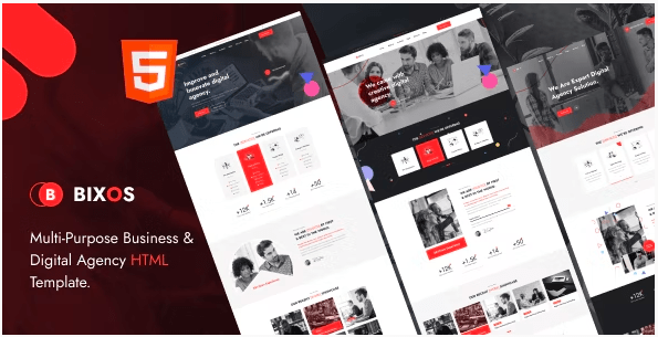 Bixos - Business & Digital Agency HTML Template