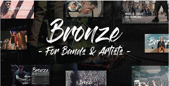 Bronze v.1.0.0 – Professional Music WordPress Theme Download