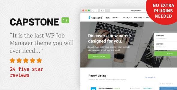 Capstone v1.7.2 Job Board WordPress Theme Download