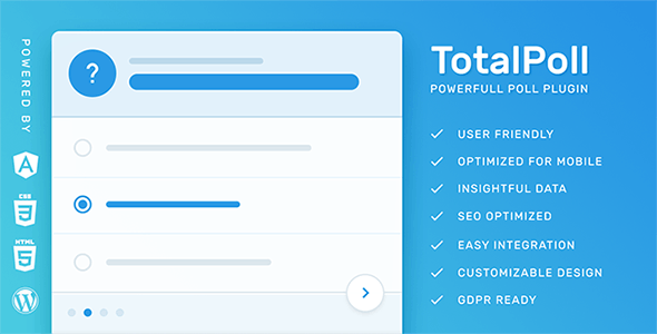 TotalPoll Pro v4.10.0 – Responsive WordPress Poll Plugin Download (Updated)