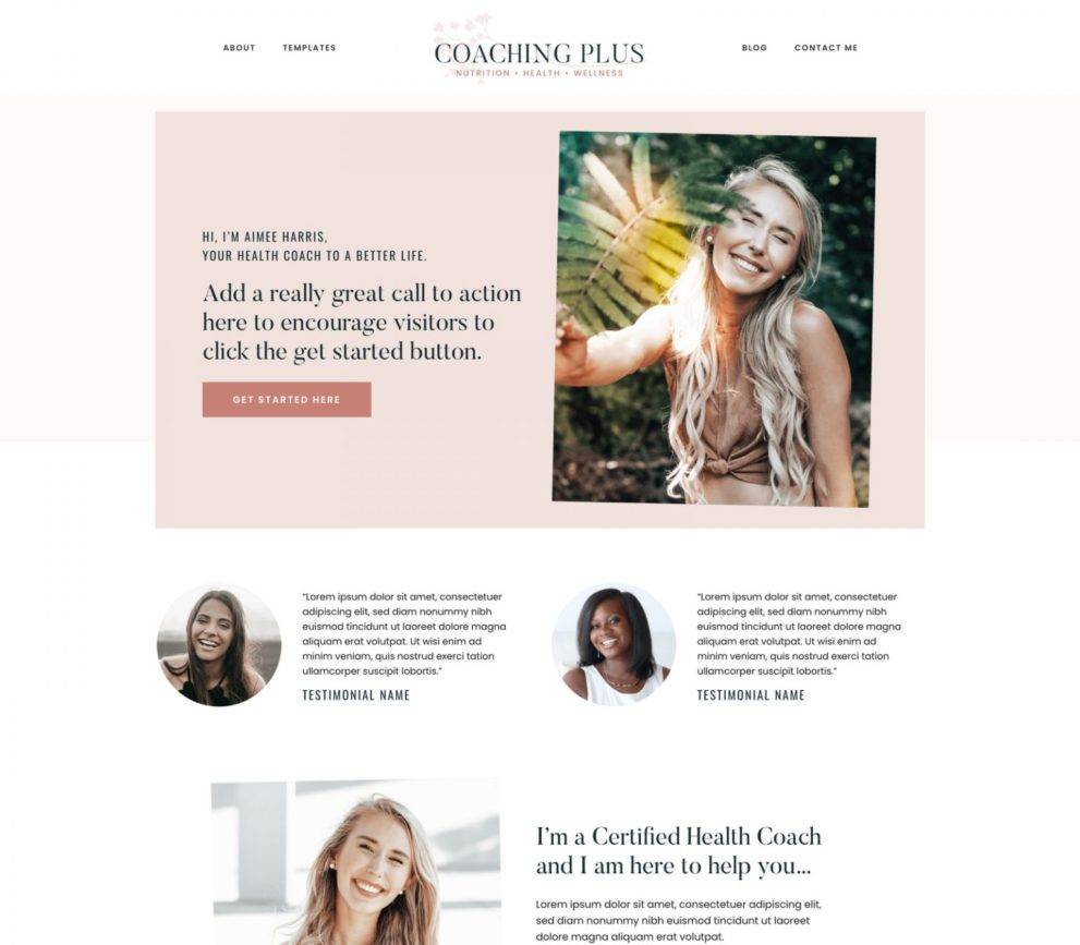 Coaching Plus Wordpress theme