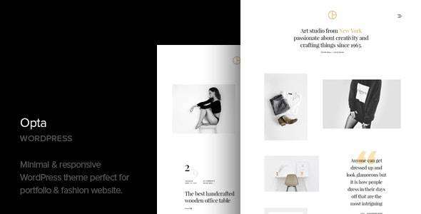 Opta v1.7 Minimal Portfolio and Photography WordPress Theme Download