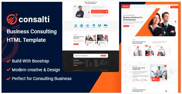 Consalti - Consultancy & Business HTML Template