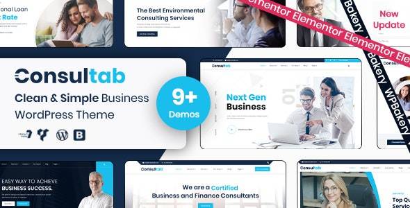 Consultab v.2.3 – Consulting Business & Finance WordPress Theme Download