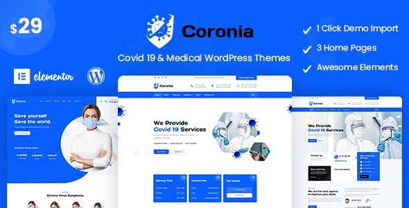 Coronia wordpress theme