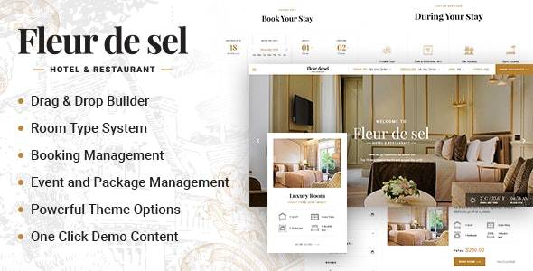 Fleurdesel – v2.0.5 Hotel Booking WordPress Theme Download