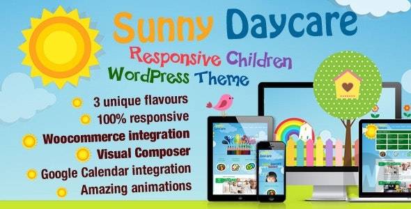 Daycare v.3.2 – Kids WordPress Theme Download