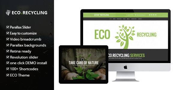 Eco Recycling Wordpress theme