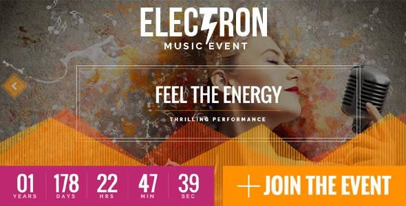 Electron – v1.6.3 Event Concert & Conference WordPress Theme Download