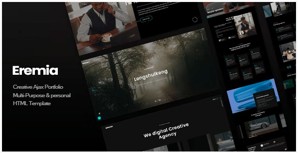 Eremia v1.0 – Creative Ajax Portfolio Multi-Purpose & personal HTML Template