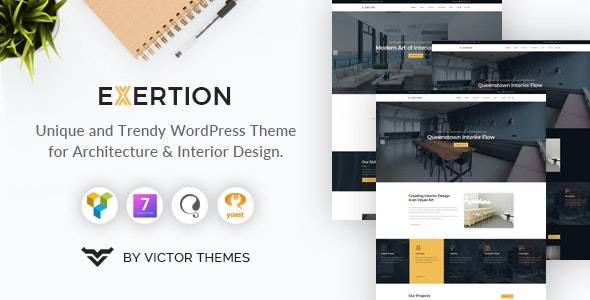 Exertion – v1.3 Architecture & Interior Design WordPress Theme Download