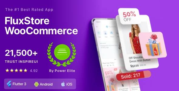 Fluxstore WooCommerce v3.13.6 Flutter E-commerce Full App Download