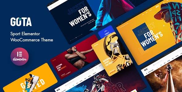 Gota v.1.0 – WooCommerce Sport Elementor WordPress Theme Download