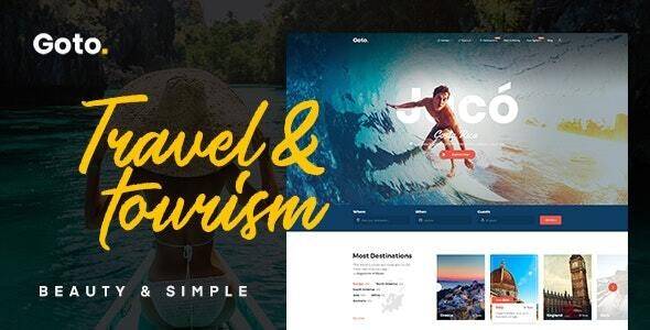 Goto – v2.5 Tour & Travel WordPress Theme Download