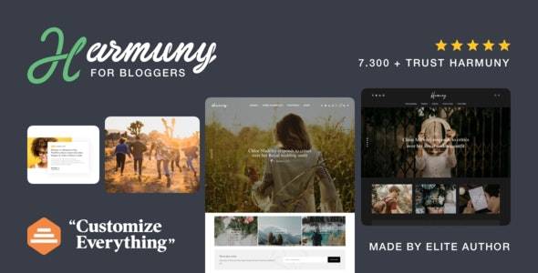 Harmuny – v1.4.0 Modern Blog WordPress Theme Download