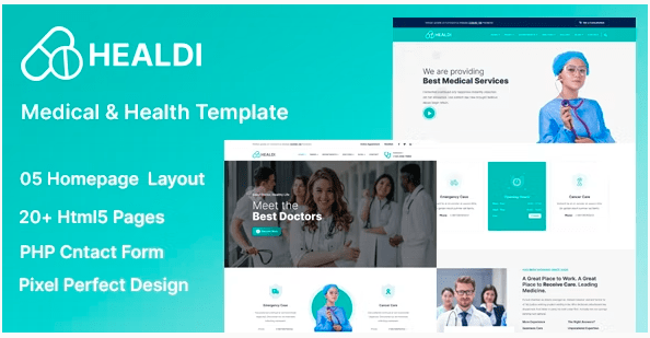 Healdi v1.2 – Medical & Health Template