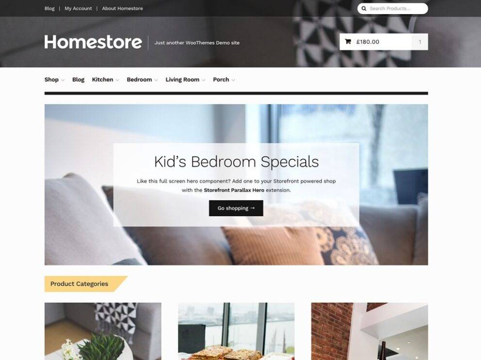 Homestore v.2.0.34 – Storefront Child WordPress Theme Download