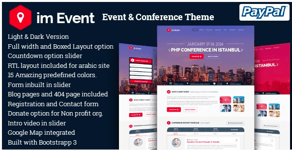 im Event v3.3.5 – Event & Conference WordPress Theme