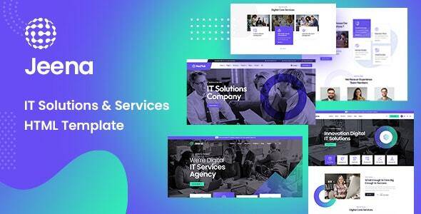 Jeena Technology IT Solutions HTML Template Download