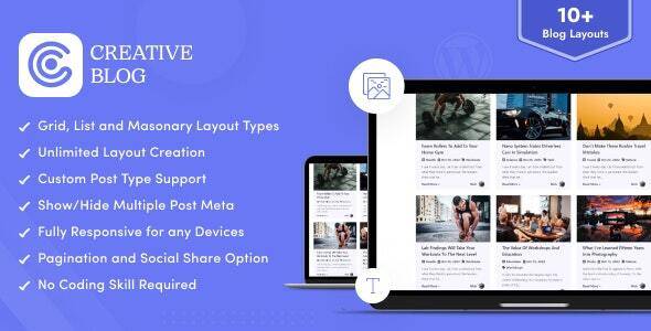 Creative Blog Designer Bundle for WordPress v1.0