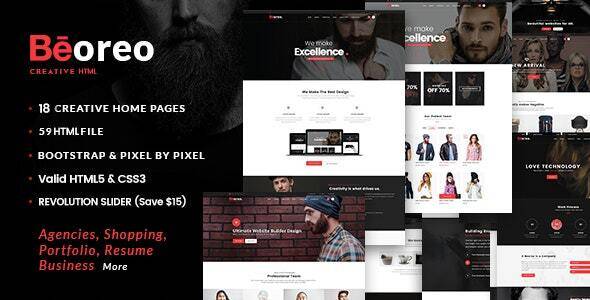 Beoreo Creative MultiPurpose HTML Template Download