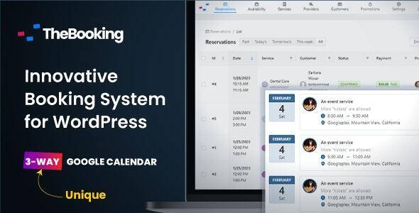 Team Booking v3.0.8 – WordPress Booking and Appointment Scheduling System