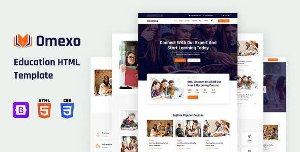 Omexo – Education HTML Template Download