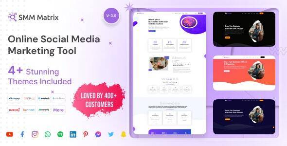 SMM Matrix v3.0 – Social Media Marketing Tool Nulled